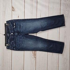 Ann Taylor Loft Modern Crop Dark Wash Jean - Size 4